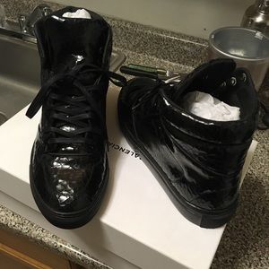 Balenciaga High-top Snake Crackled